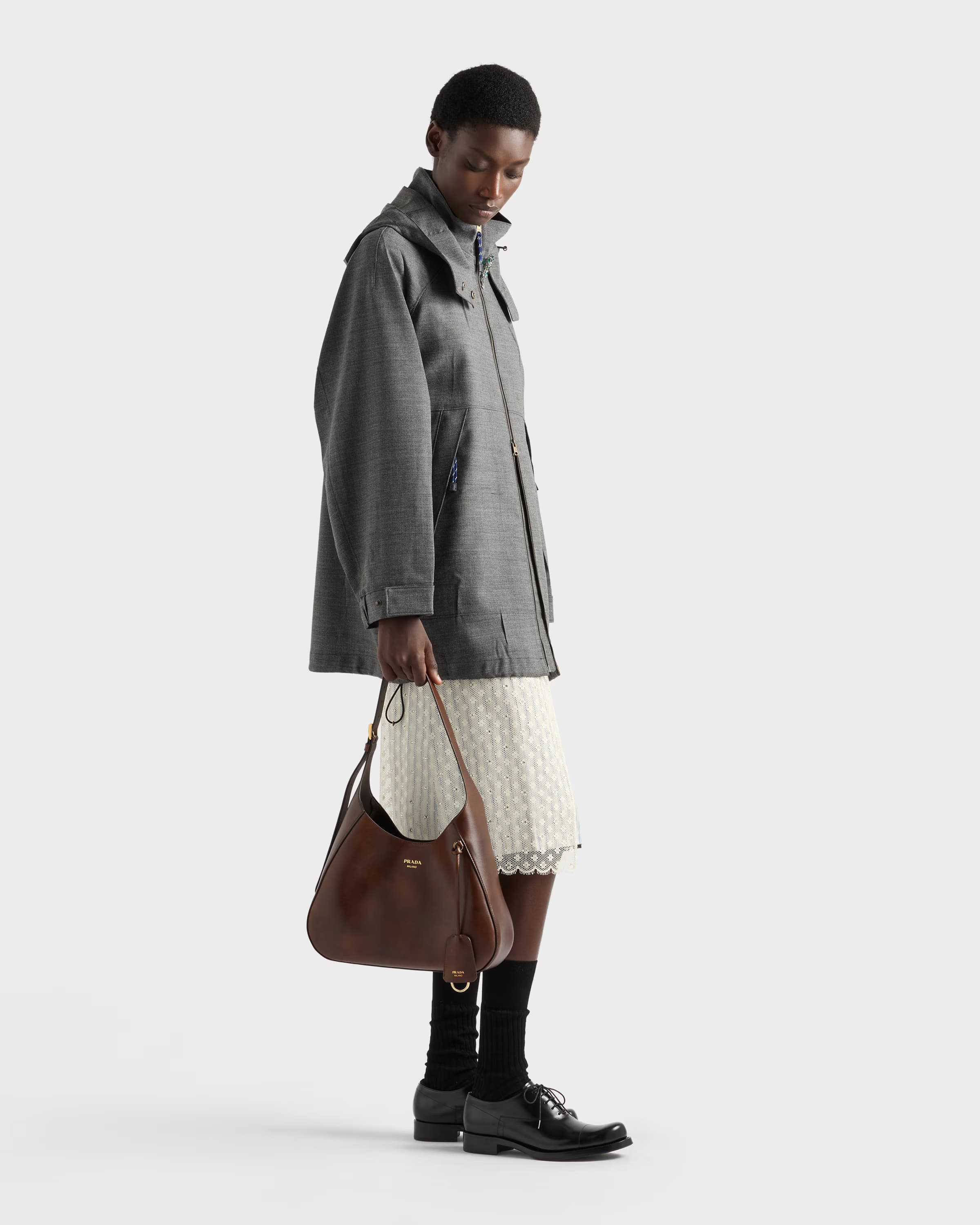Prada Boogie medium leather bag