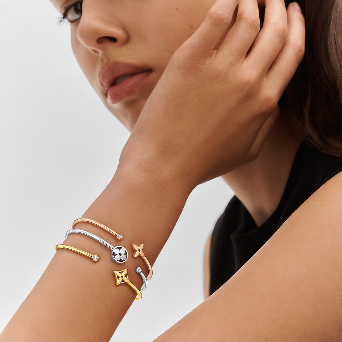 Idylle Blossom Twist Bracelet, Yellow Gold