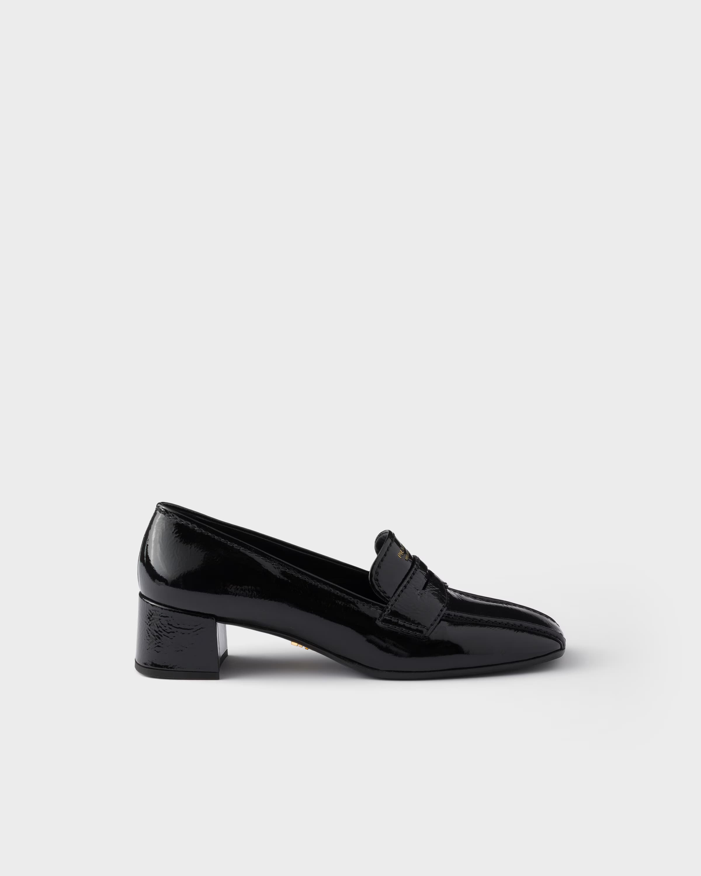 Patent leather loafers