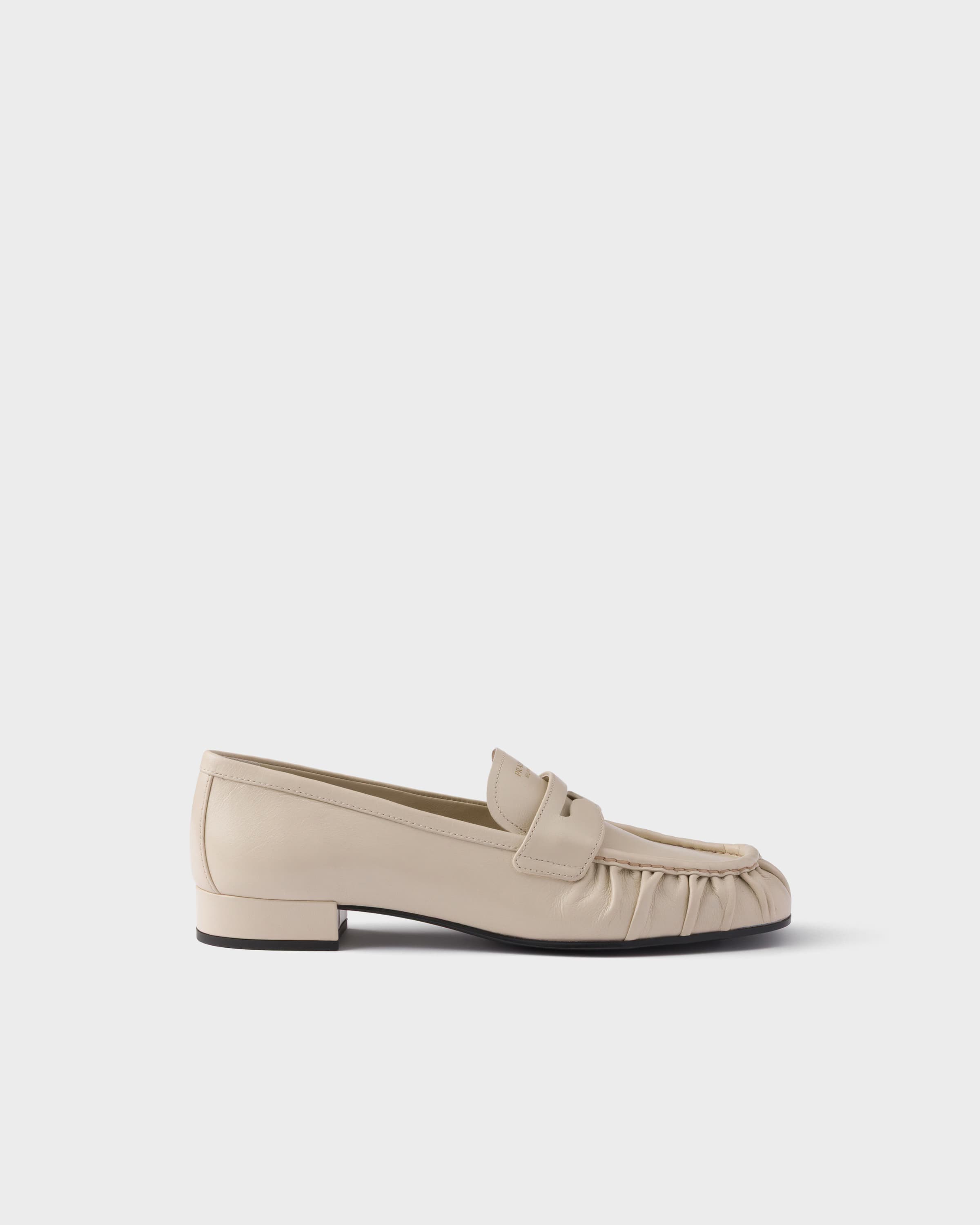 Leather loafers